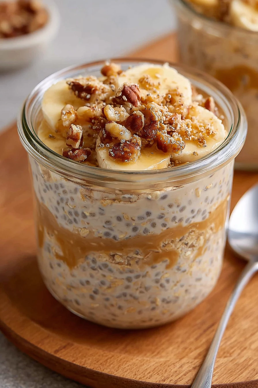 brown sugar overnight oats, nutritious breakfast, sweet, hearty, delicious, easy to make