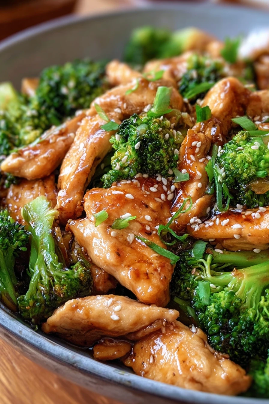 Chinese Chicken and Broccoli, savory stir-fry, tender meat, vibrant vegetables