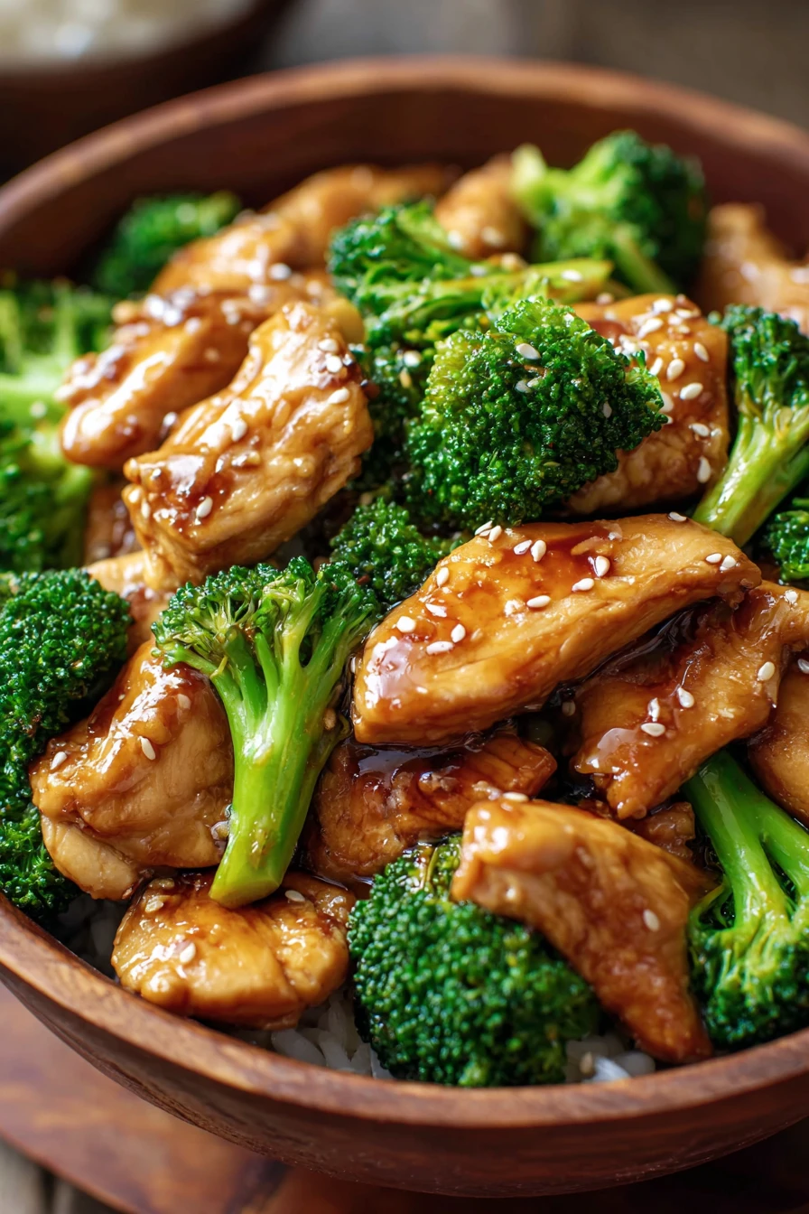 Chinese chicken, broccoli stir-fry, savory, aromatic, flavorful, tender, veggies