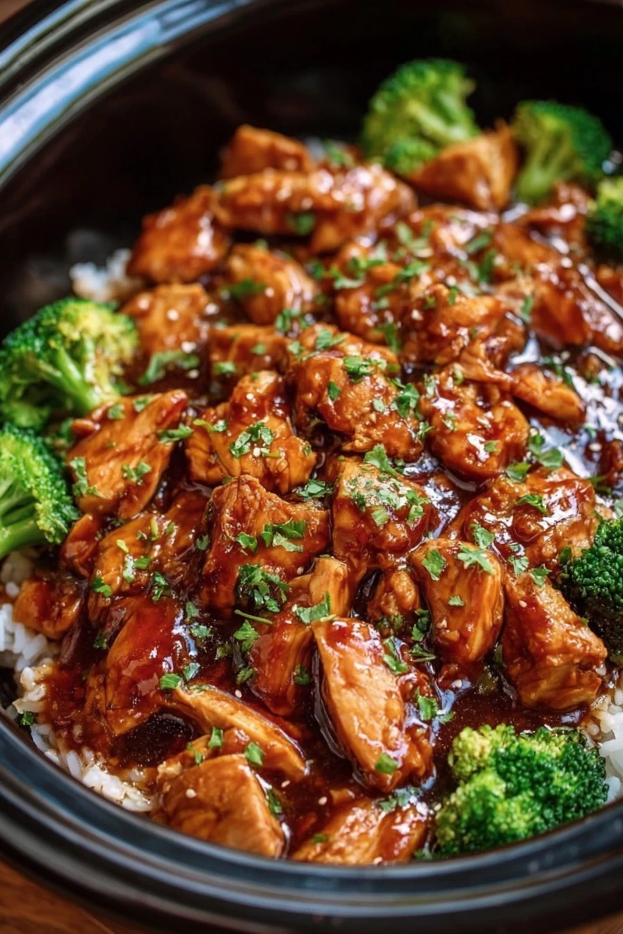 crockpot teriyaki chicken, savory, tender, flavorful, Asian-inspired, slow-cooked, juicy meat
