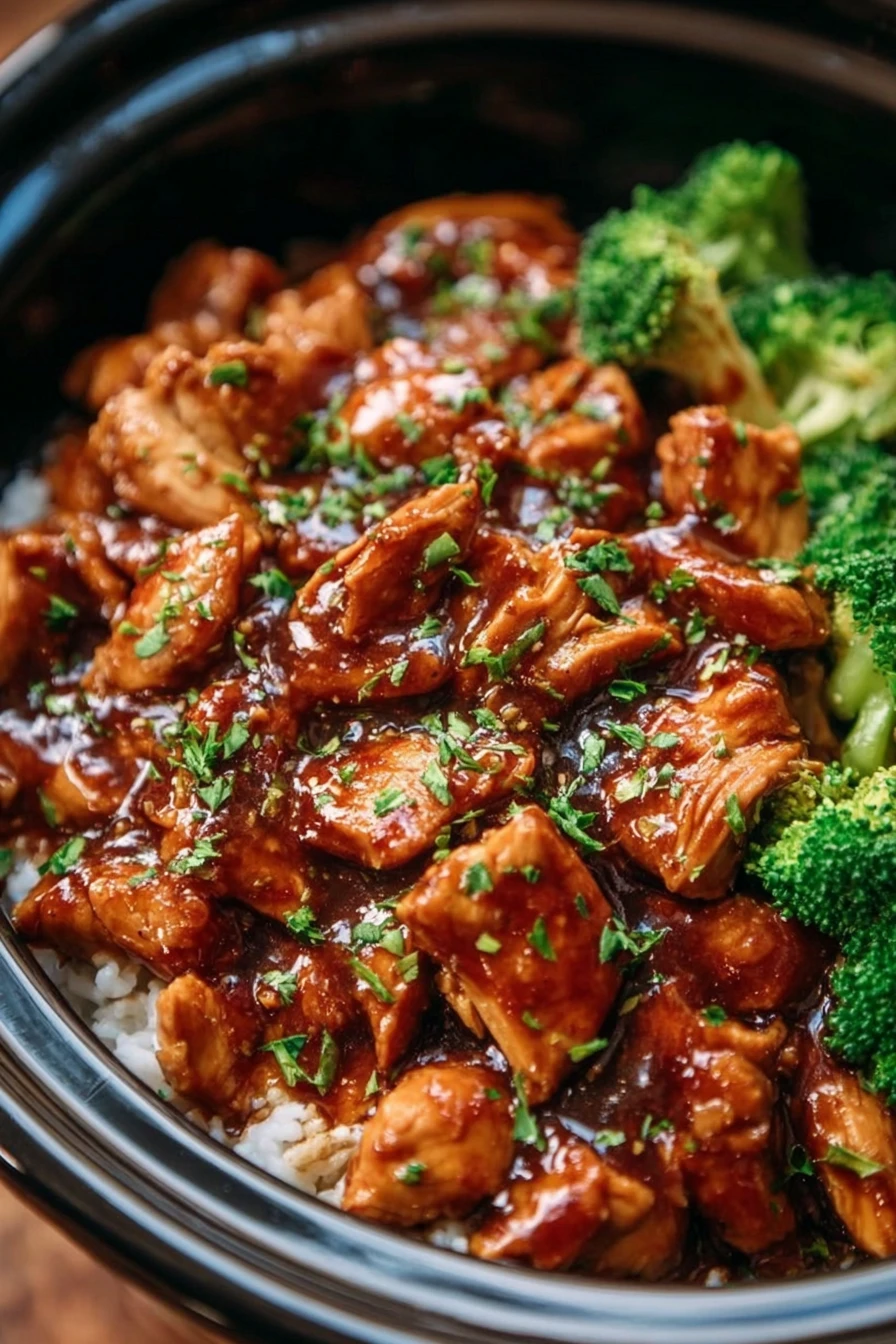crockpot teriyaki chicken, savory, tender, flavorful, Asian-inspired, slow-cooked, juicy meat