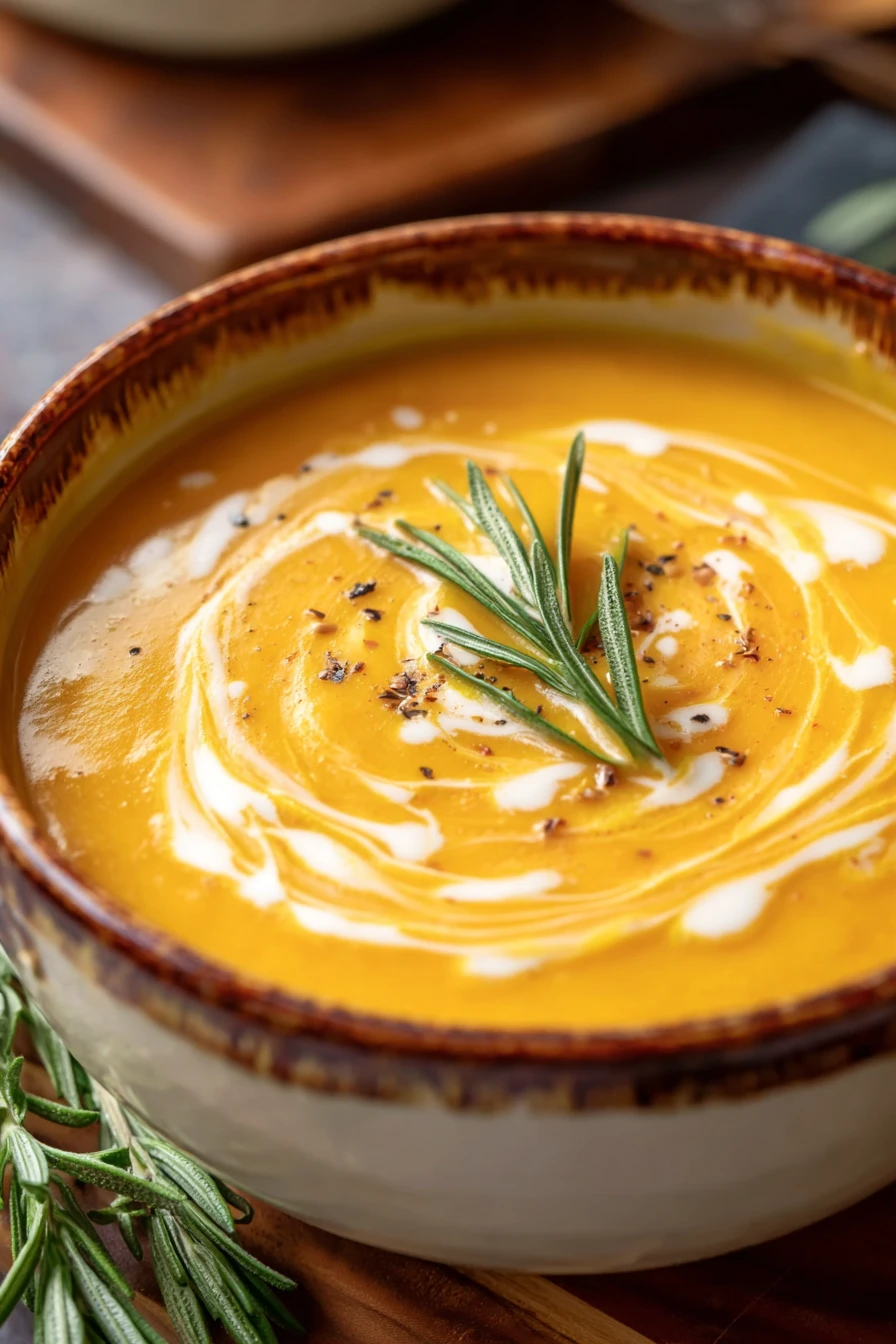 Delicious and Creamy Acorn Squash Soup recipe step-by-step guide