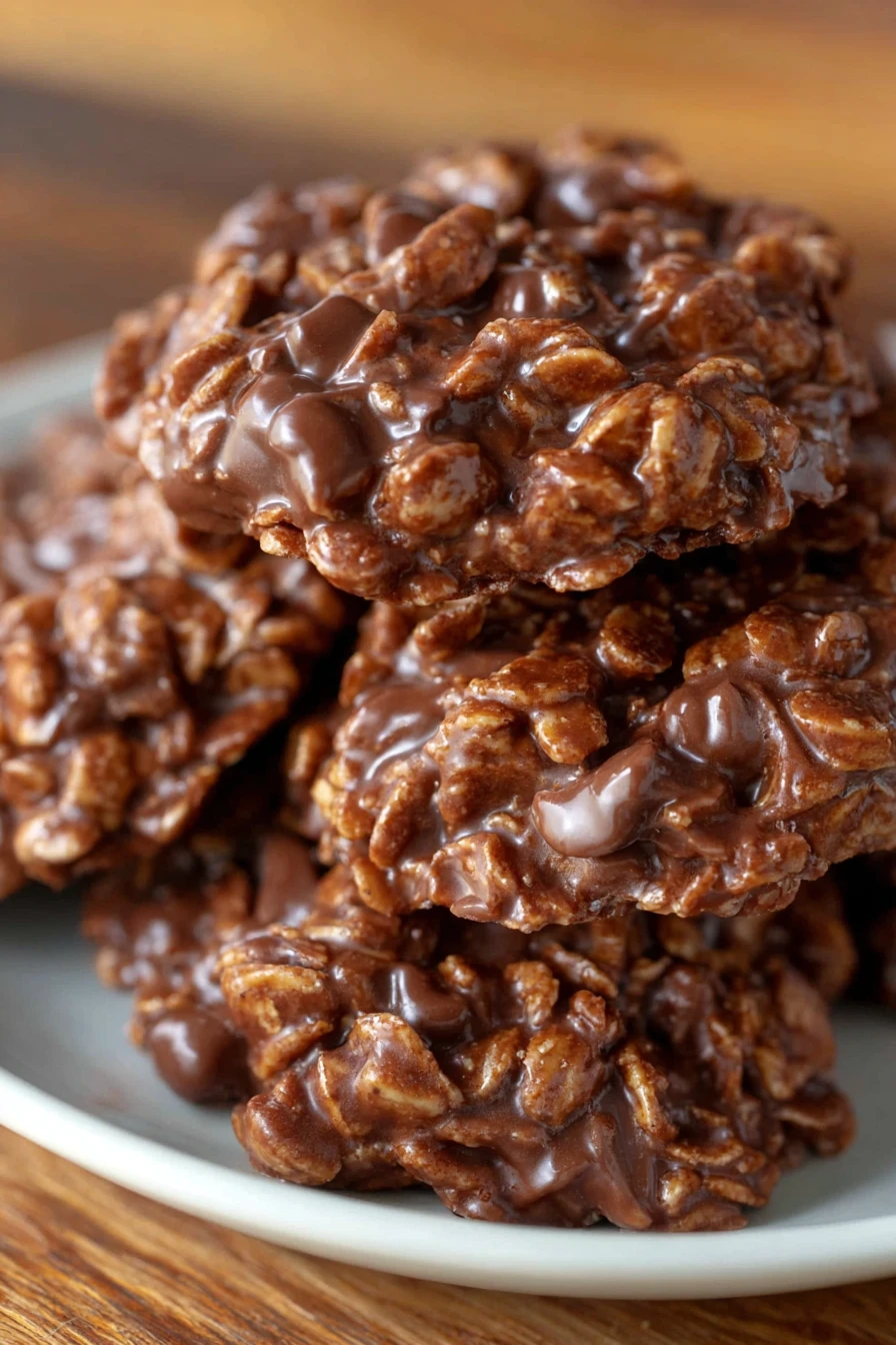 chocolate, no bake cookies, quick recipe, decadent, easy, delicious, sweet and satisfying