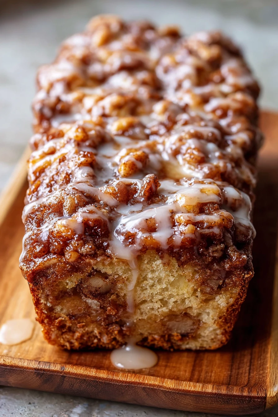 Amish, Apple Fritter Bread, sweet, cinnamon, homemade, delicious