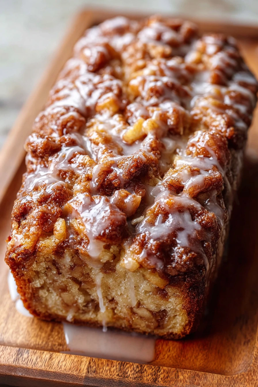 Amish, Apple Fritter Bread, Delicious, Sweet, Cinnamon, Moist