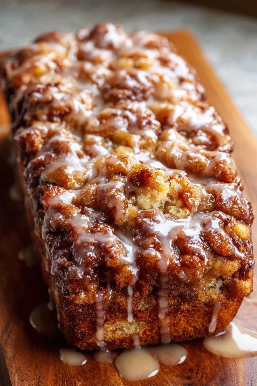 Amish, Apple Fritter Bread, Delicious, Sweet, Cinnamon, Moist