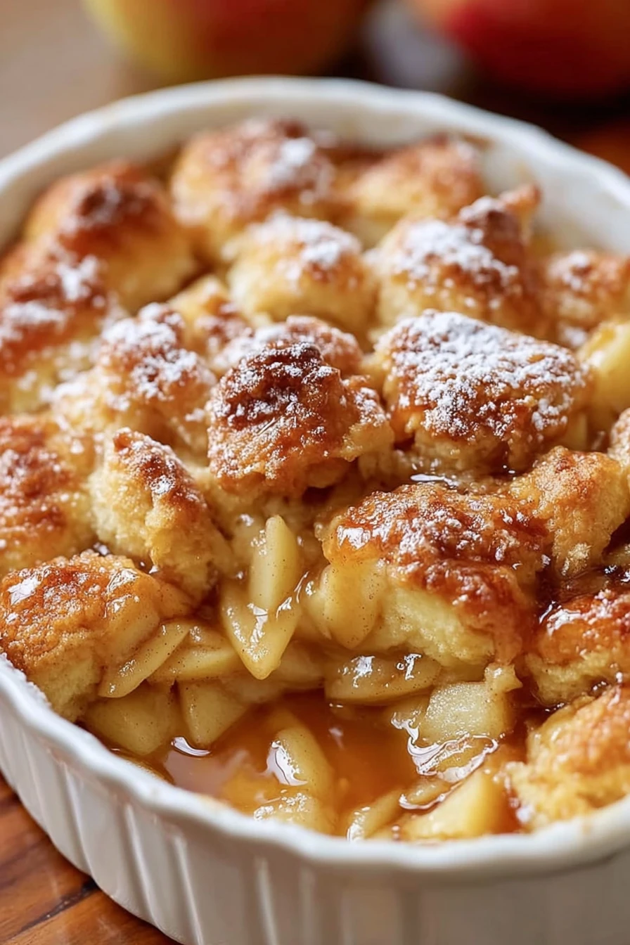 apple casserole, easy recipe, sweet and savory, comforting, delicious