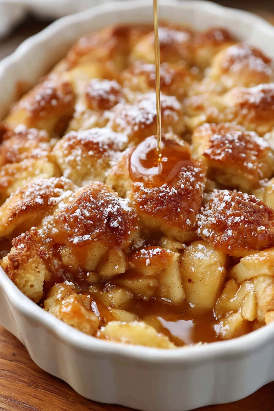 apple casserole, easy recipe, sweet and savory, comforting, delicious