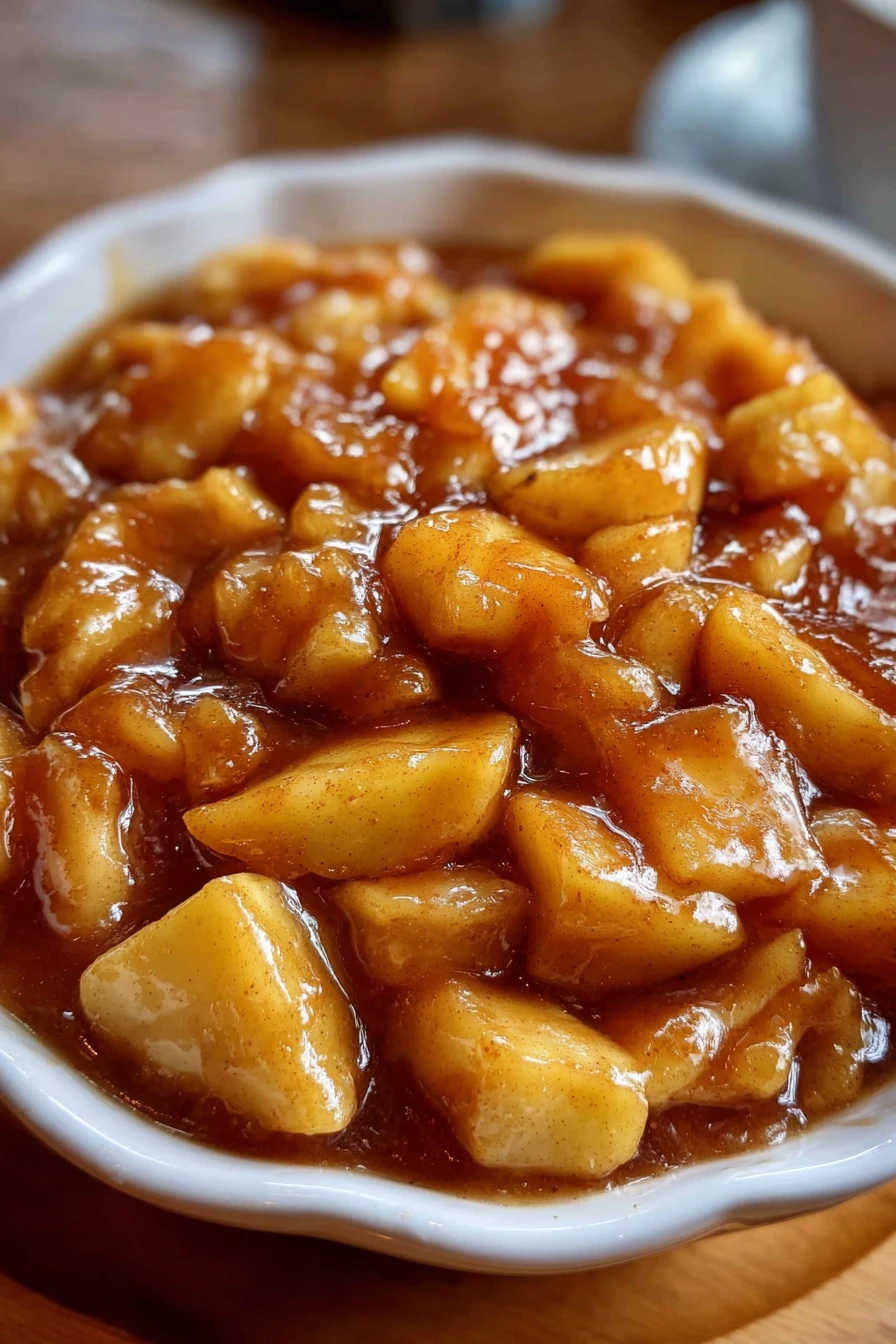 apple pie filling, easy recipe, cinnamon spice, sweet apples, homemade, delicious