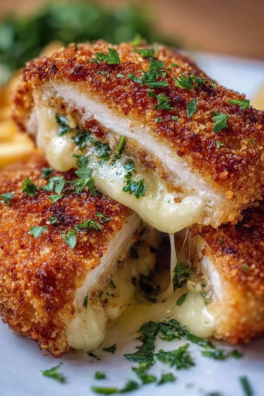 Easy Chicken Kiev, delicious, crispy, juicy, savory, golden brown coating