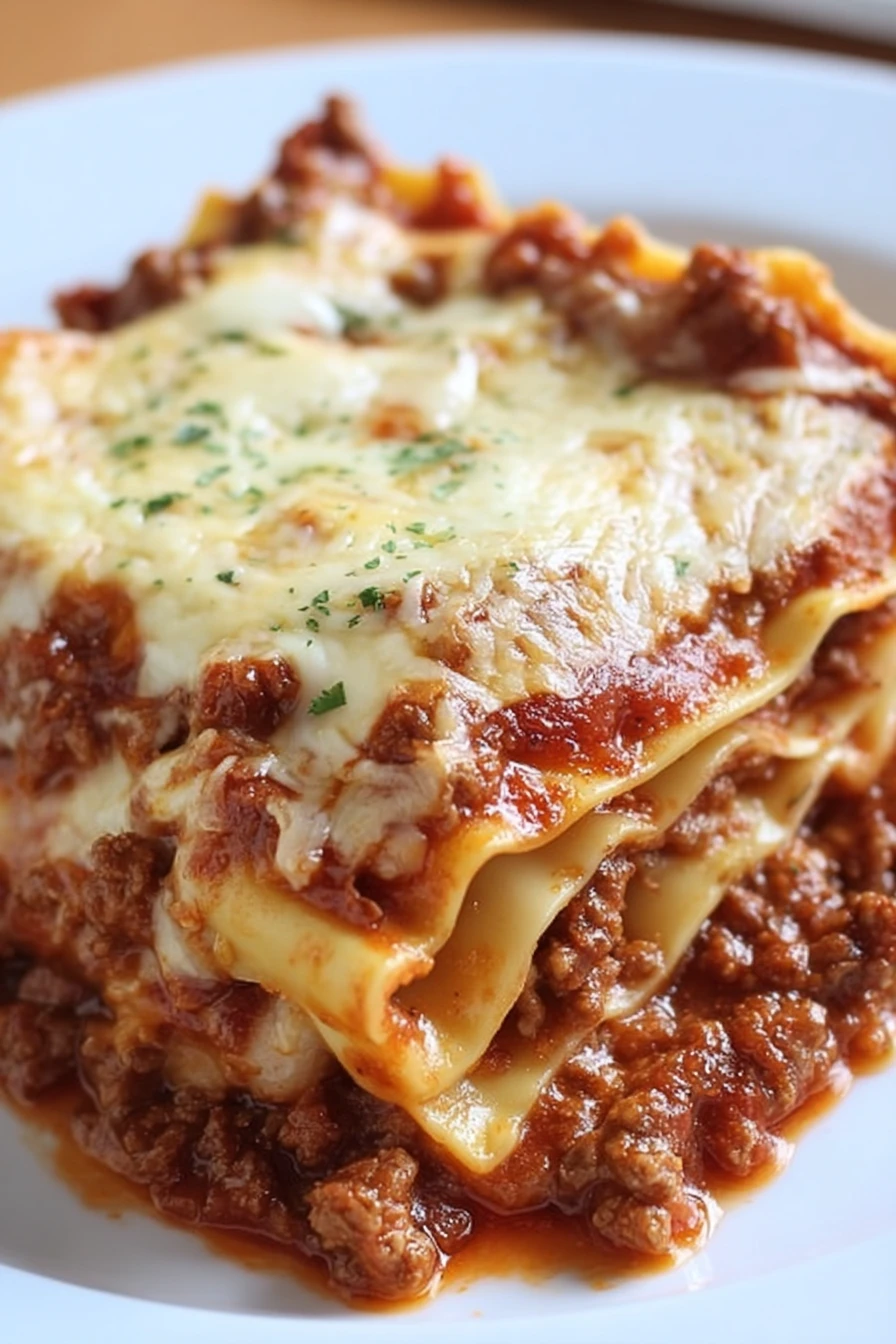 easy lasagna, cottage cheese, delicious, savory, layered, cheesy, comforting, Italian cuisine