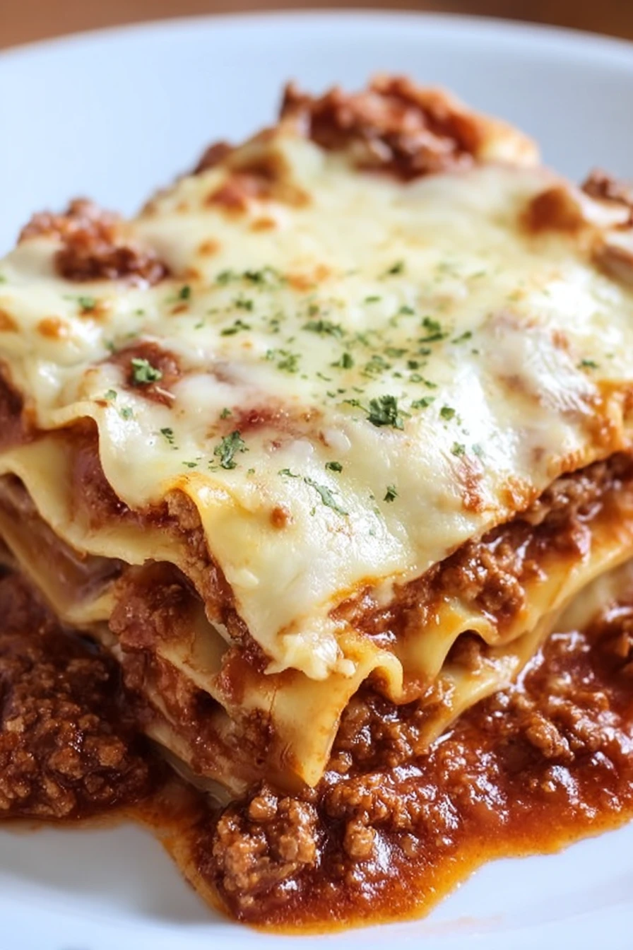 easy lasagna, cottage cheese, delicious, savory, layered, cheesy, comforting, Italian cuisine