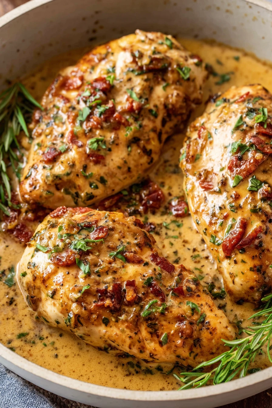 marry me chicken, flavorful, creamy sauce, tender chicken, savory herbs