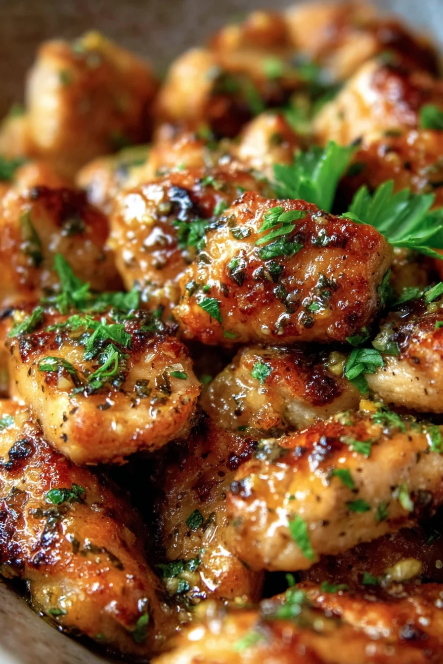Garlic Butter Chicken Bites