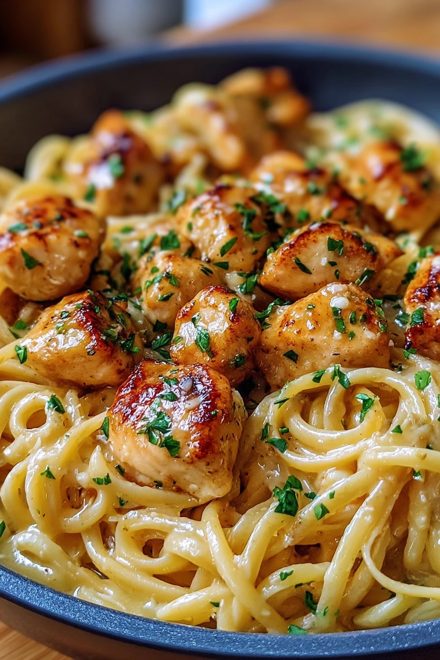 Garlic Butter Chicken Pasta, savory, creamy, flavorful, Italian, comfort food