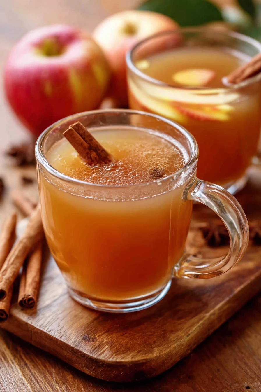 homemade apple cider, autumn beverage, aromatic, crisp apples, refreshing