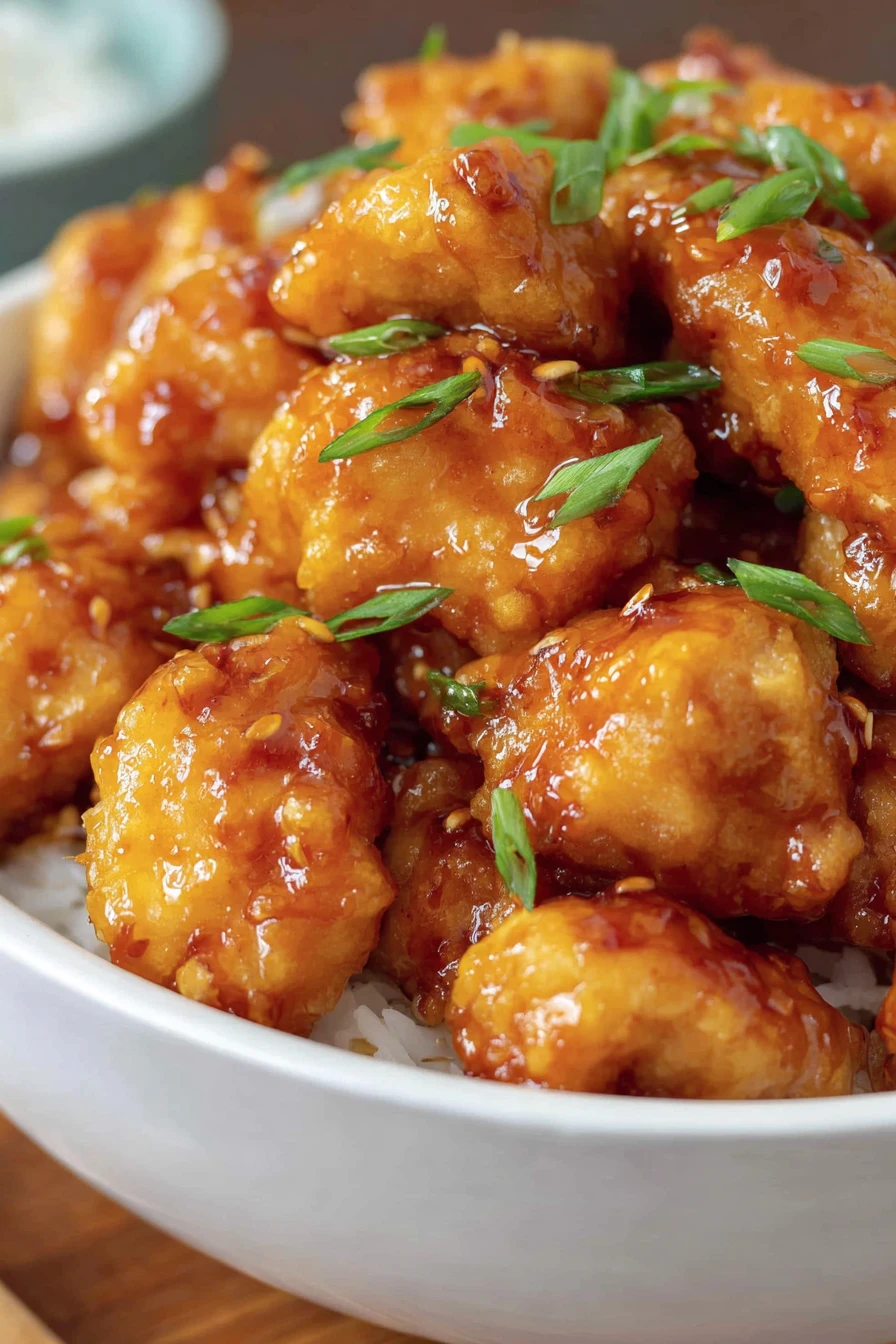 homemade orange chicken, crispy, tangy, flavorful, Asian-inspired cuisine, citrusy flavor