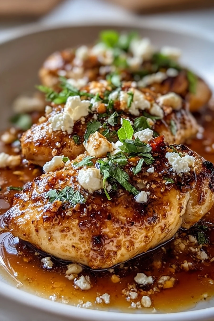 hot honey feta chicken, savory, grilled, flavorful, spicy, delicious, mouthwatering