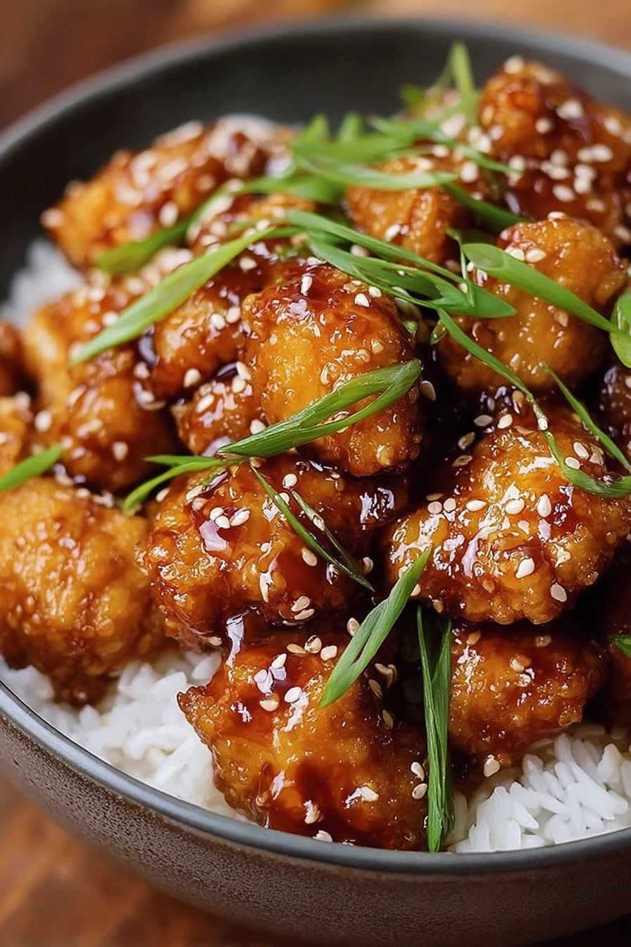 crispy, flavorful, sesame chicken, savory, irresistible aroma, mouthwatering dish