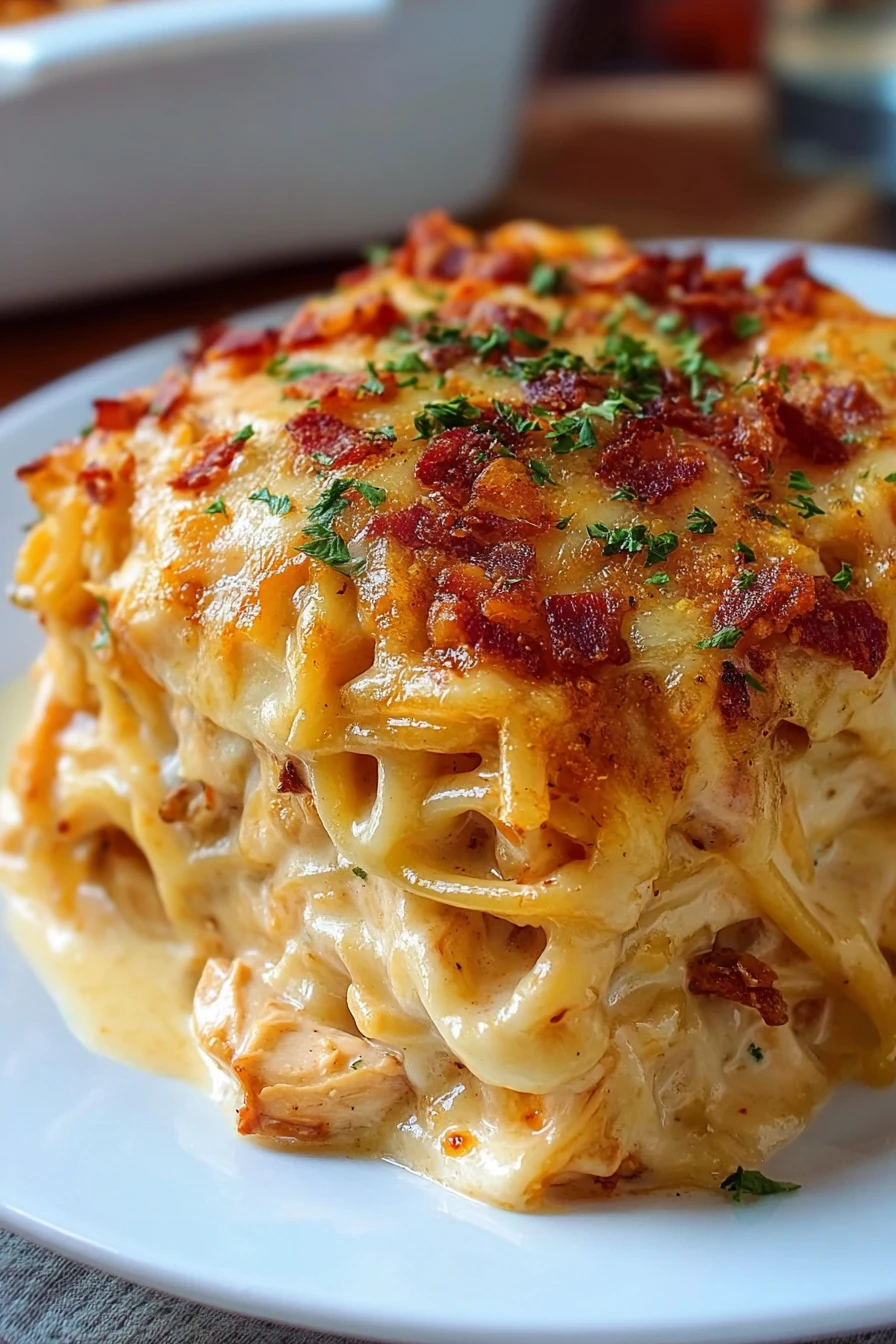 Irresistible, spicy, Southern, chicken, spaghetti, casserole, savory, flavorful