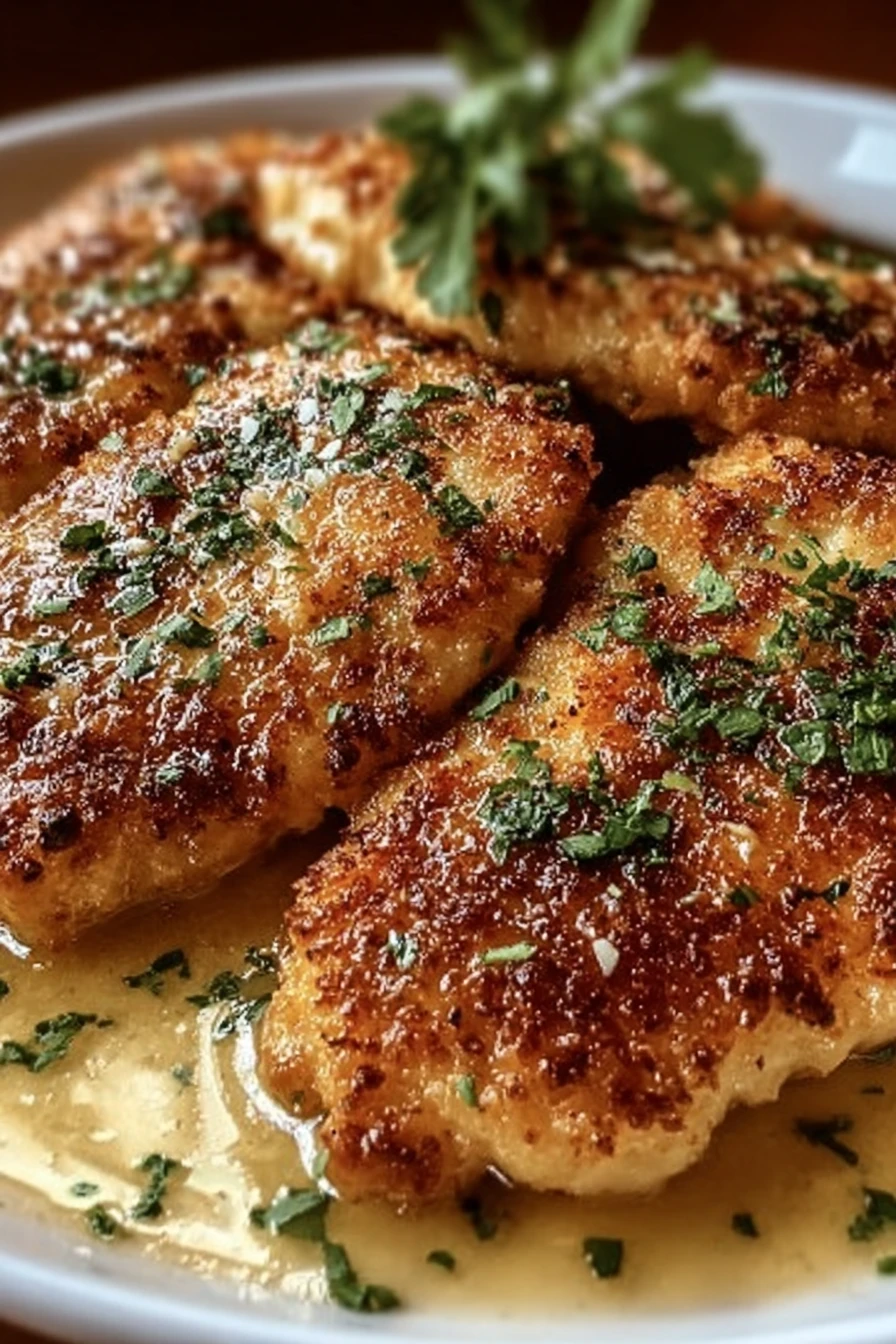 Parmesan crusted chicken, Longhorn recipe, easy, savory, crispy, delicious
