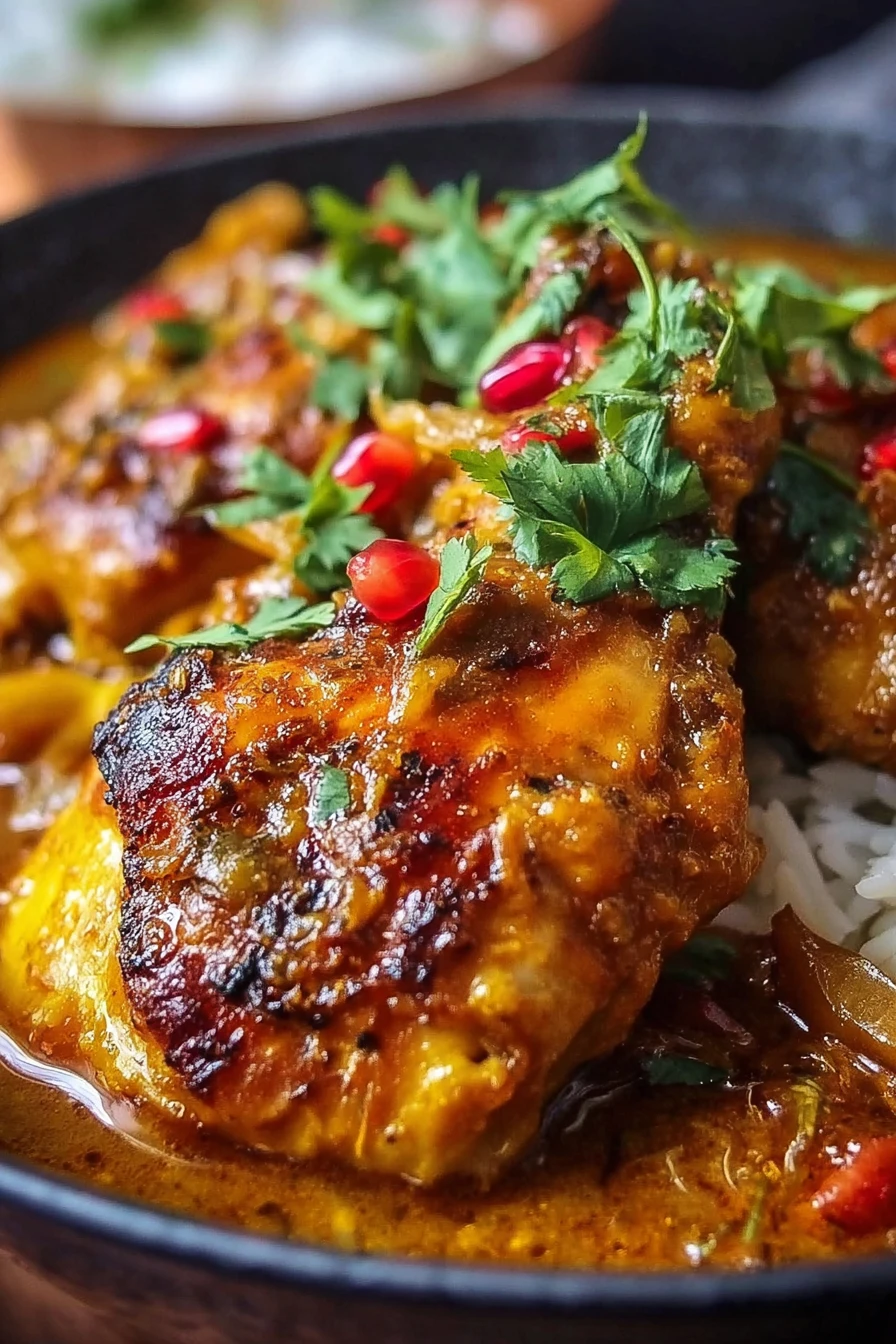 Persian Chicken, aromatic spices, succulent meat, flavorful marinade, Middle Eastern cuisine