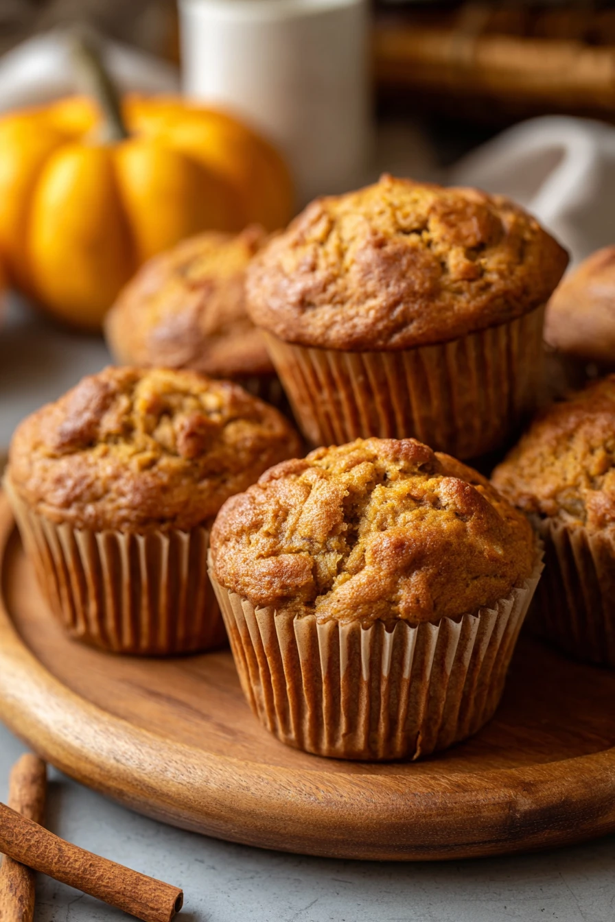 pumpkin, banana muffins, delicious fall recipe, moist, flavorful, seasonal, breakfast treat