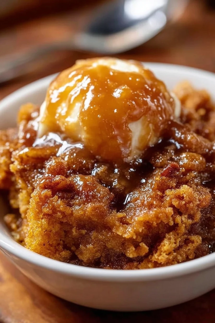 Pumpkin Pecan Cobbler  recipe step-by-step guide