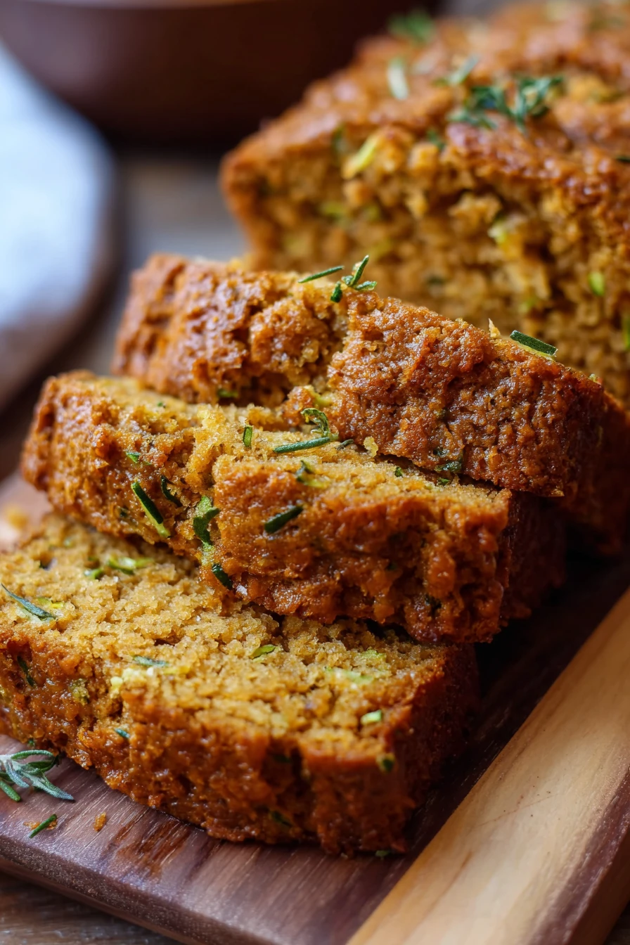 pumpkin zucchini bread, moist, spiced, autumn flavors, delicious, homemade, seasonal treat