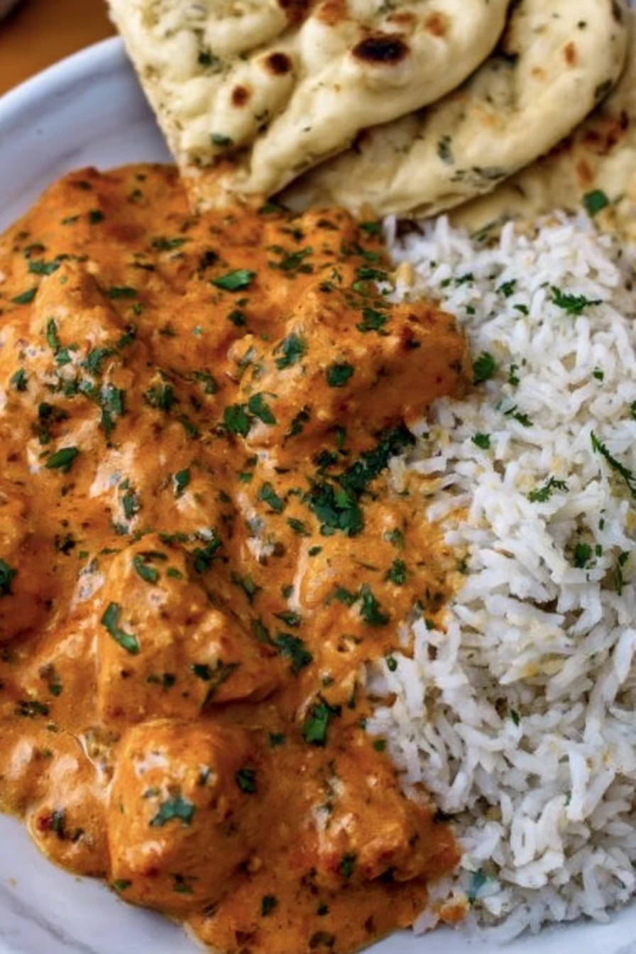butter chicken, quick, easy, homemade, flavorful, aromatic, creamy sauce, Indian cuisine