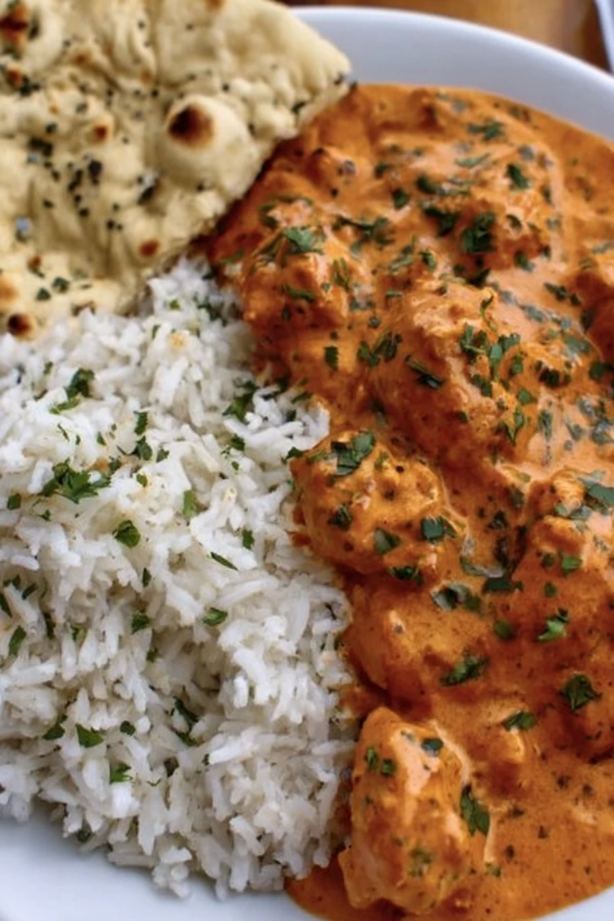 butter chicken, quick, easy, homemade, flavorful, aromatic, creamy sauce, Indian cuisine