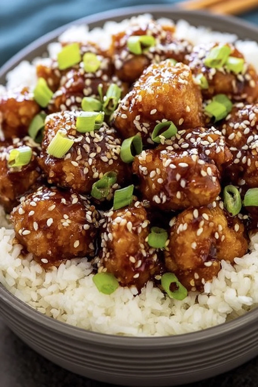 sesame chicken, crispy, savory, Asian cuisine, delicious, flavorful, golden brown