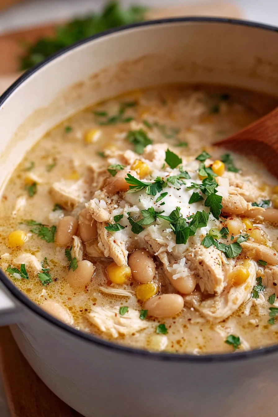 White Chicken Chili recipe step-by-step guide