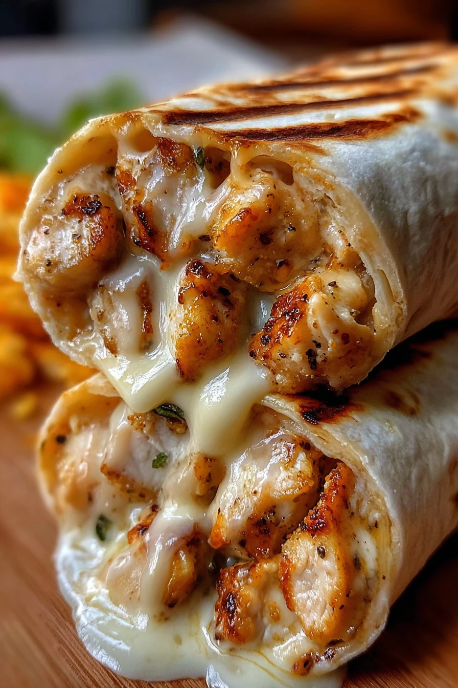 cheesy garlic chicken wraps, savory, flavorful, delicious, mouthwatering, satisfying, aromatic