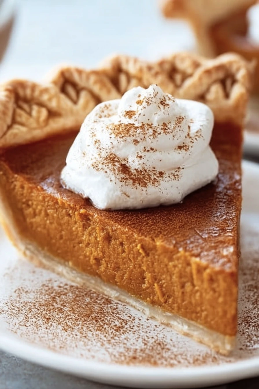 vegan pumpkin pie, coconut milk, creamy, spicy, decadent, fall dessert