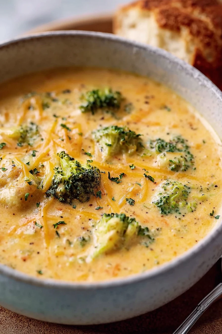 Broccoli Cheddar Soup recipe step-by-step guide
