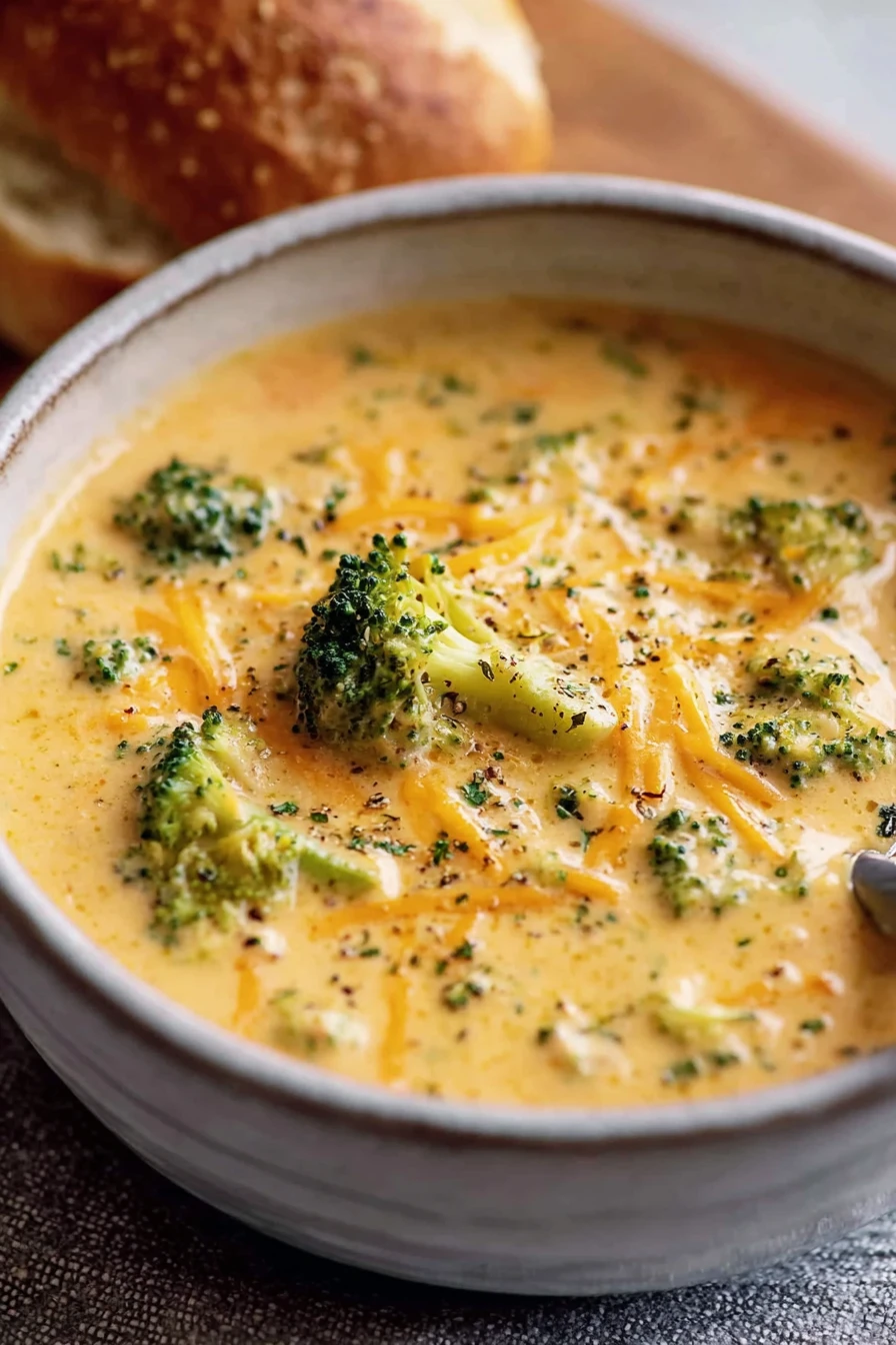 Broccoli Cheddar Soup recipe step-by-step guide