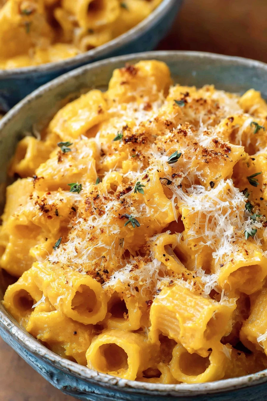 butternut squash, mac and cheese, creamy, savory, comforting, cheesy, autumnal flavor