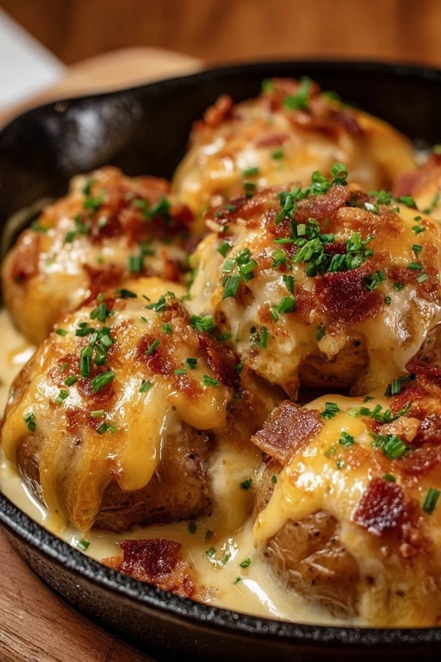 Cheesy Mississippi Mud Potatoes recipe step-by-step guide