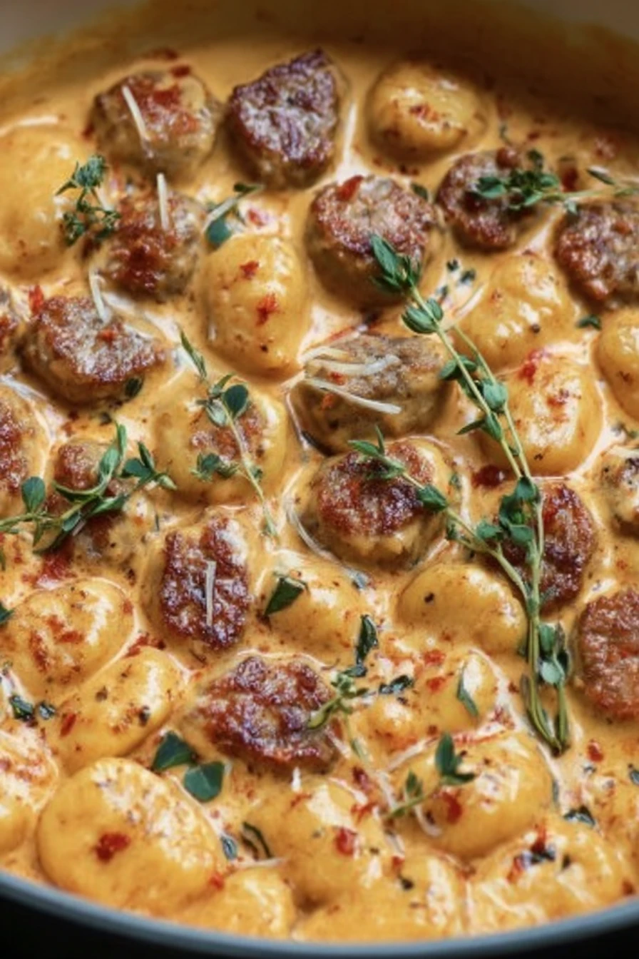 Creamy Butternut Squash Gnocchi with Sausage Recipe recipe step-by-step guide
