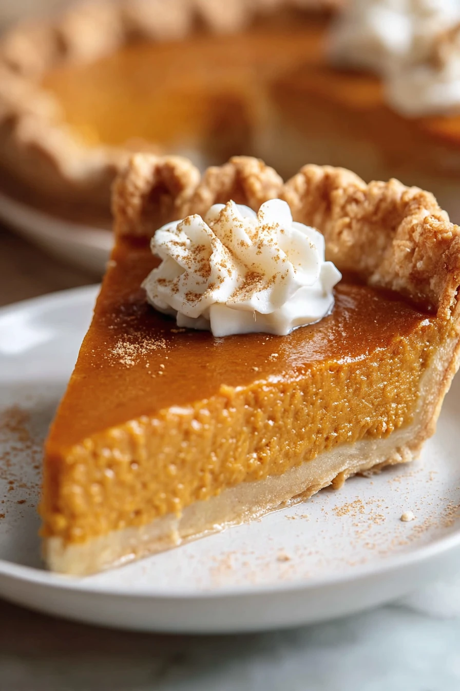 Creamy, dairy-free, oat milk, pumpkin pie, decadent, autumn-inspired