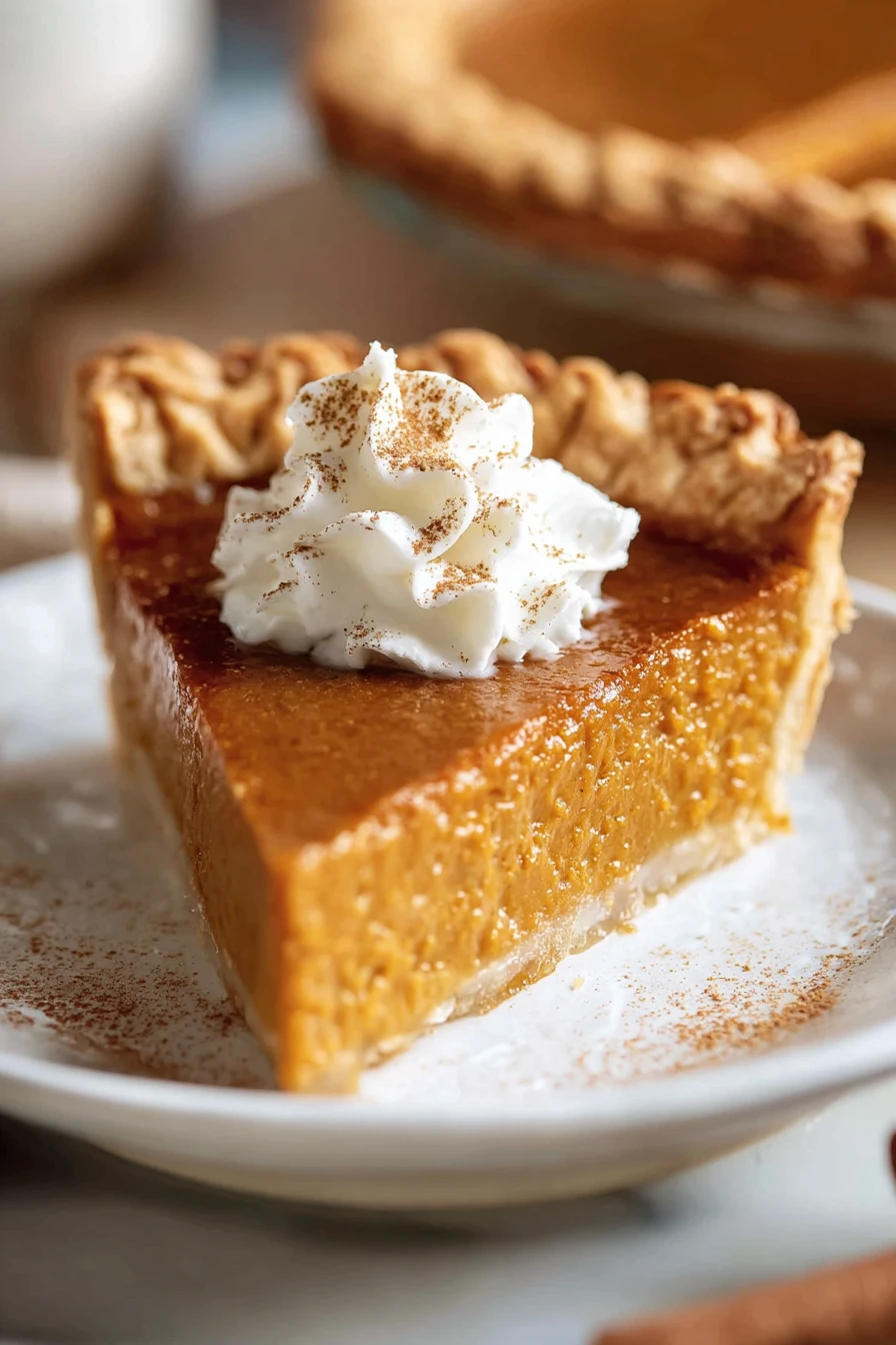 Creamy, dairy-free, oat milk, pumpkin pie, decadent, autumn-inspired