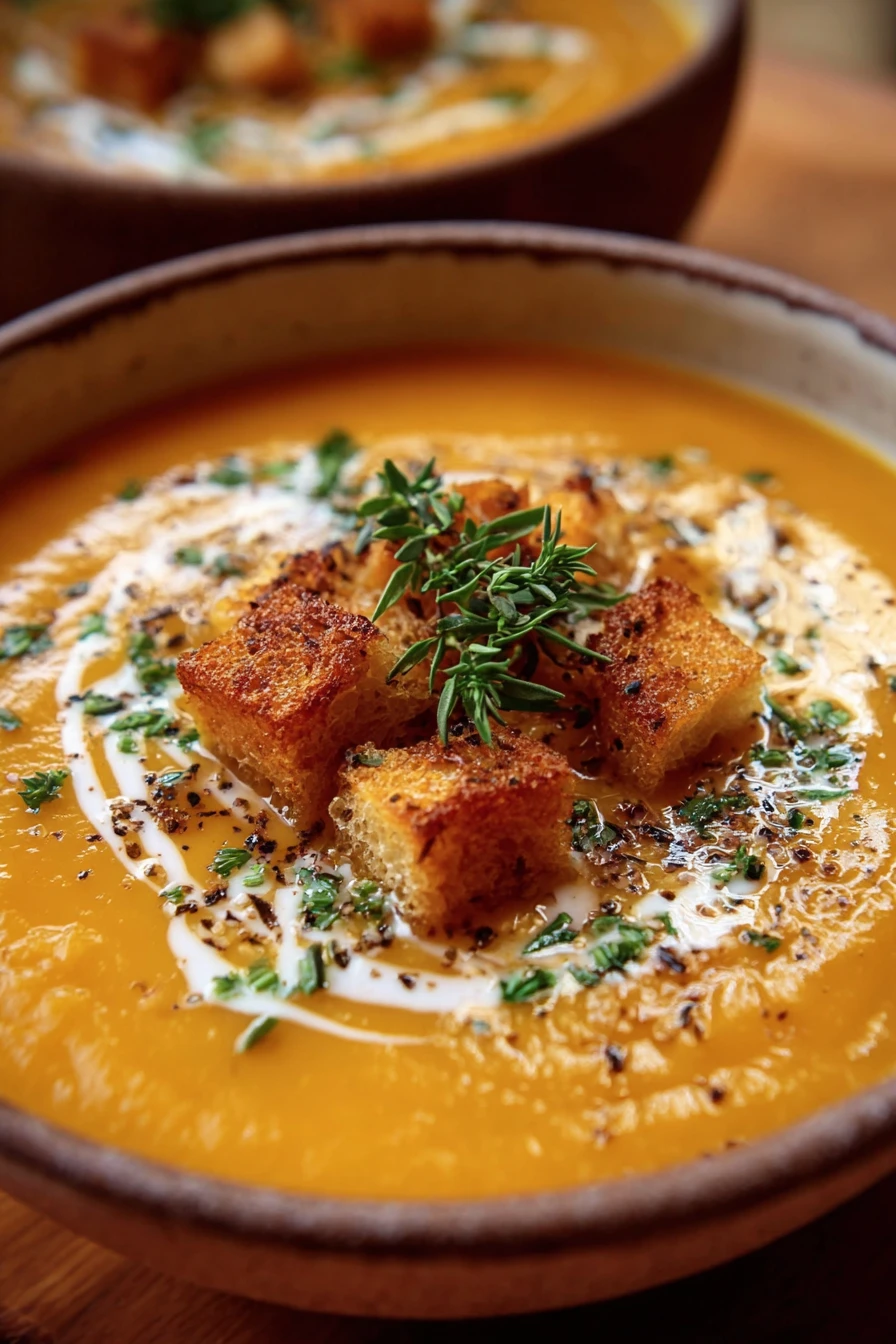 Creamy Roasted Butternut Squash Soup recipe step-by-step guide