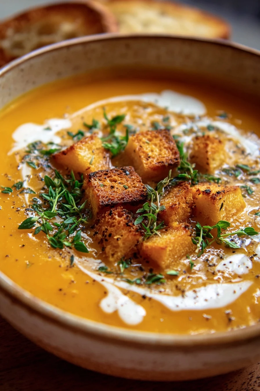 Creamy Roasted Butternut Squash Soup recipe step-by-step guide