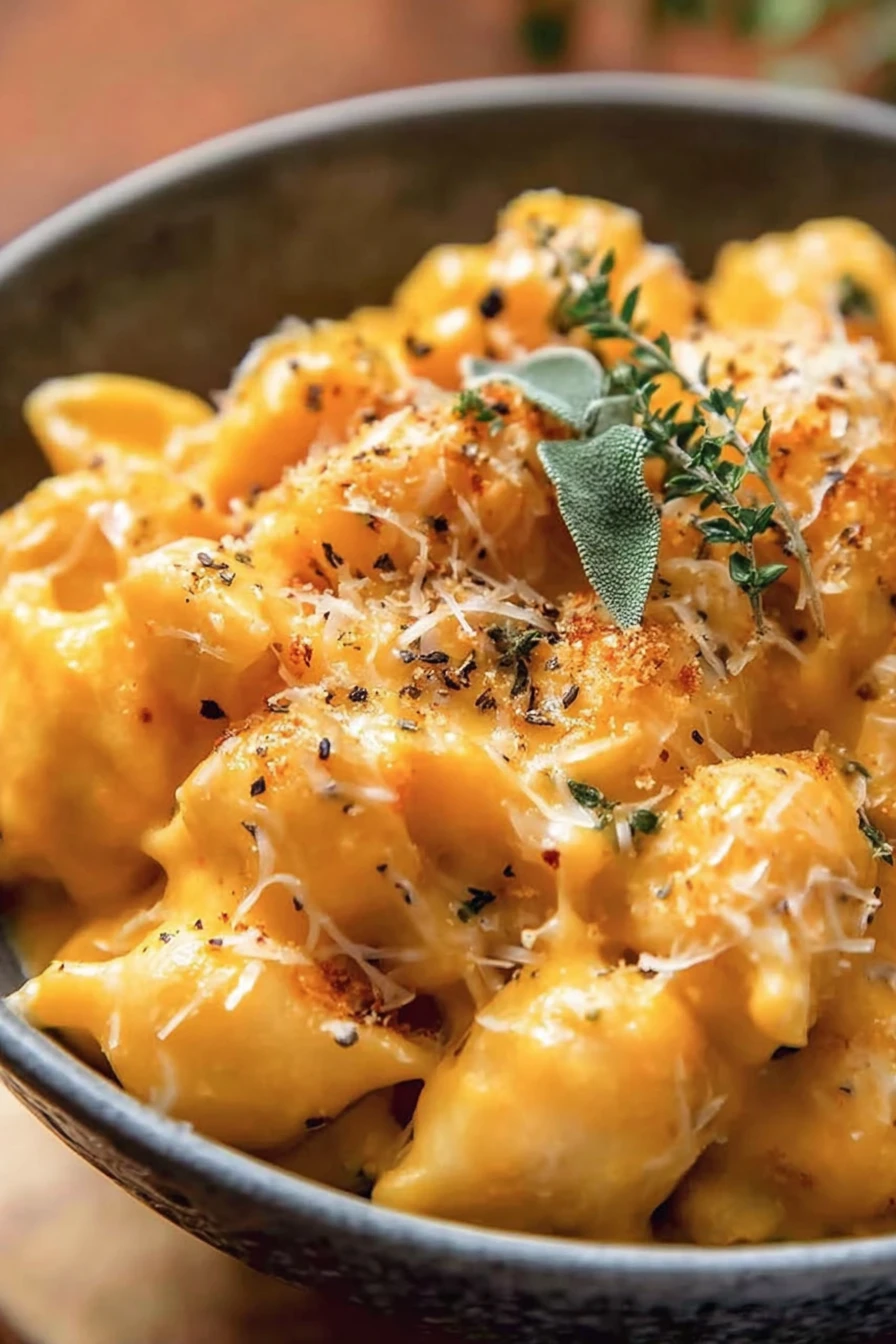 Creamy  Butternut Squash Mac and Cheese recipe step-by-step guide