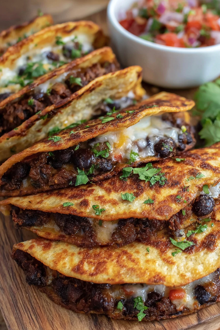 crispy, black bean tacos, savory, delicious, Mexican cuisine, crunchy texture