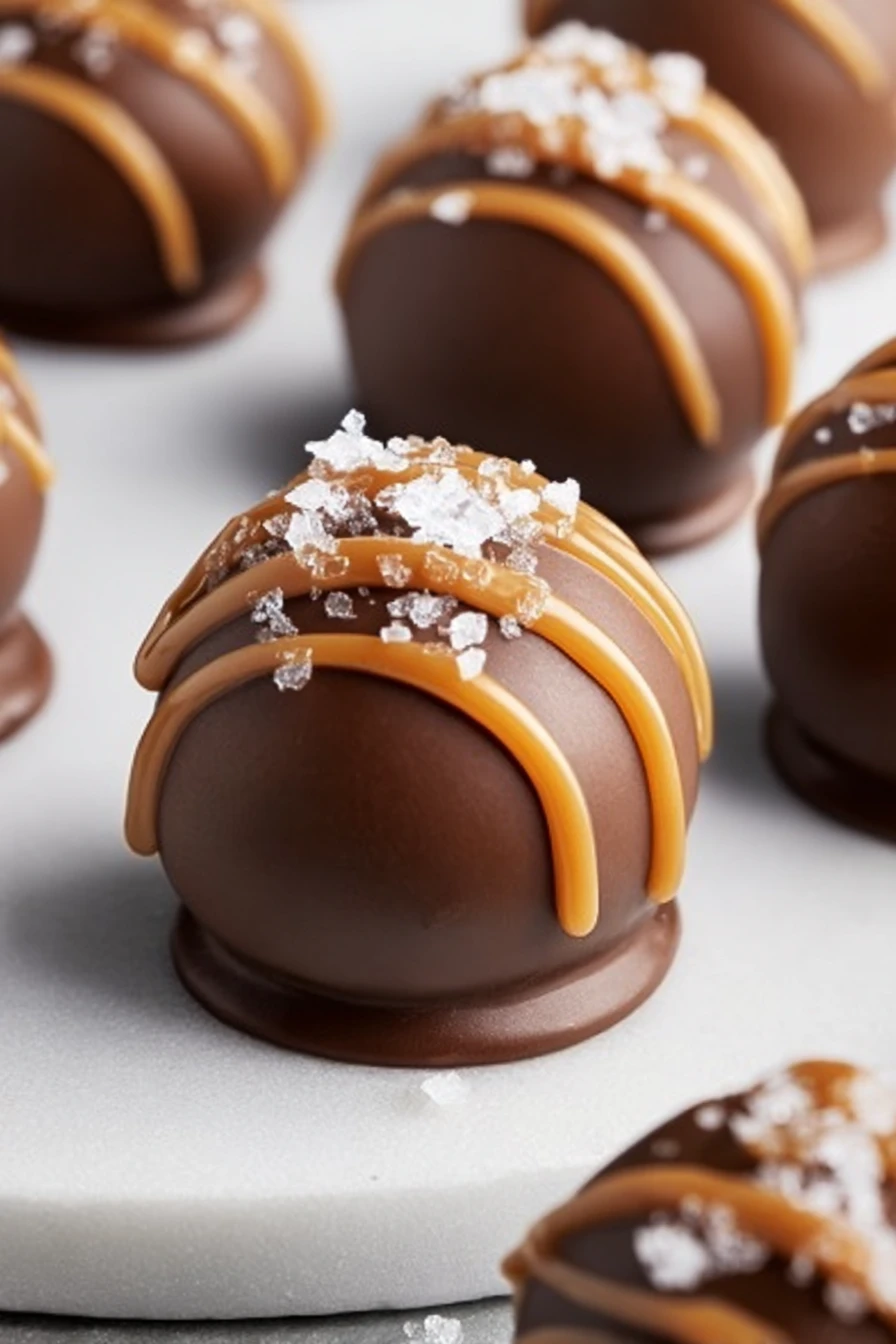 Delicious Salted Caramel Fudge Truffles Recipe recipe step-by-step guide