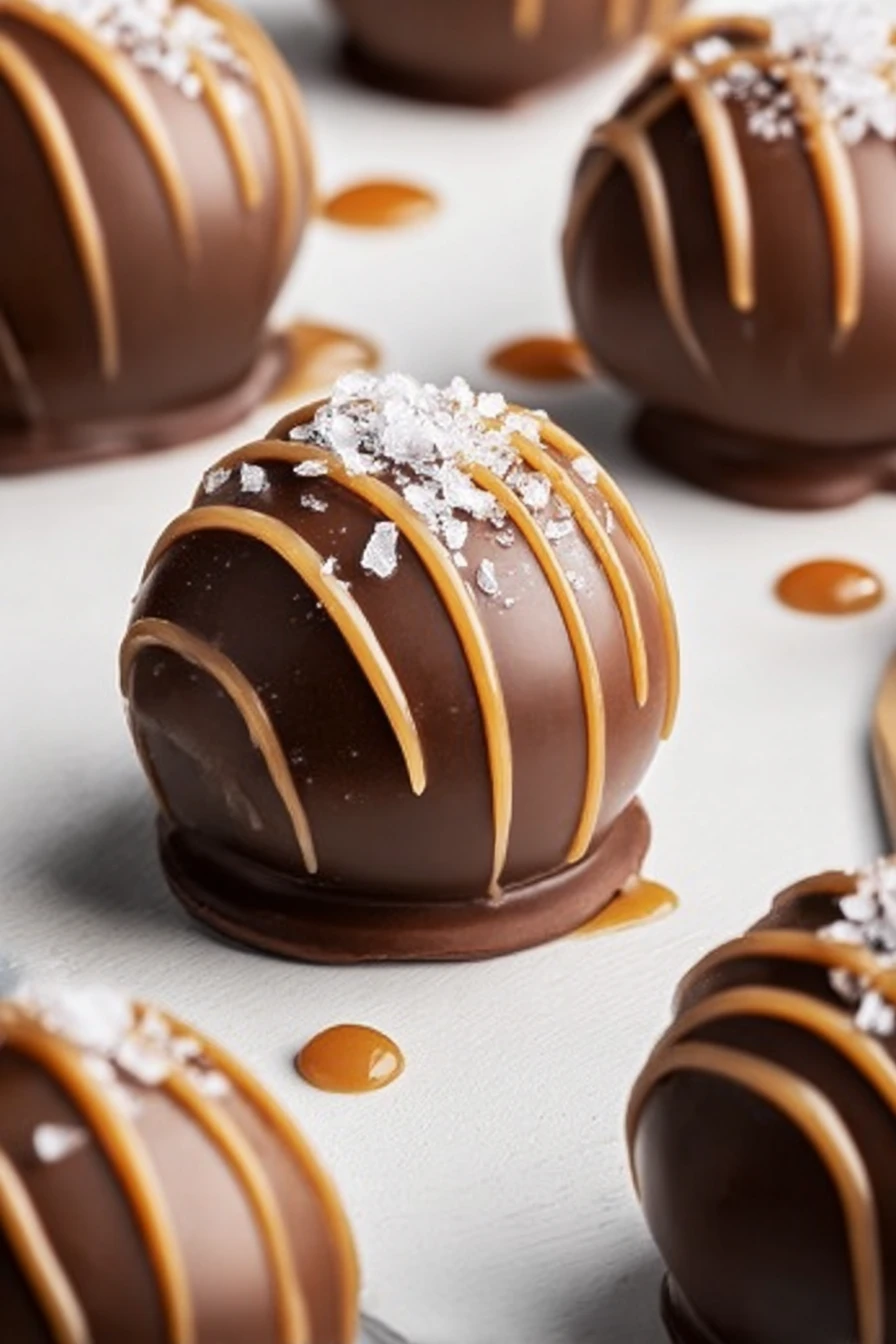 Delicious Salted Caramel Fudge Truffles Recipe recipe step-by-step guide