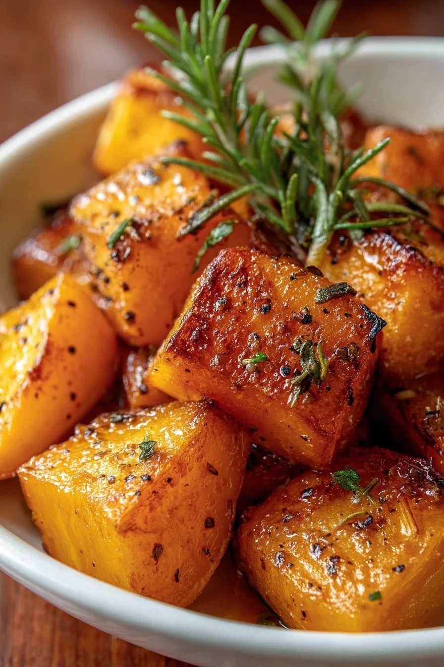 roasted butternut squash, easy recipe, delicious, perfectly cooked