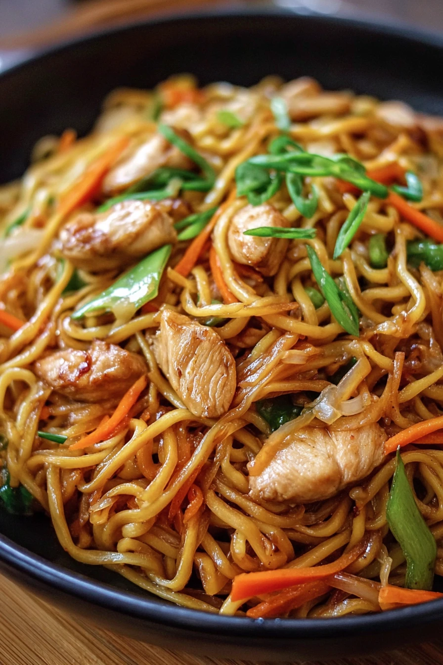 Easy Chicken Lo Mein Recipe recipe step-by-step guide